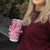 Aotearoa Maori Tumbler Cup Pink Fern Ribbons - Polynesian Pride