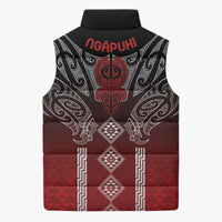 Aotearoa Maori Iwi Heritage Sleeveless Puffer Jacket Ngapuhi Kokowai LT7 - Polynesian Pride