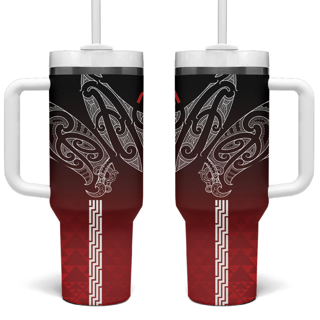 Aotearoa Maori Iwi Heritage Tumbler With Handle Ngati Porou Waiporoporo