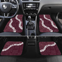 Hawaii Aloha Car Mats Champange Quilt Patch Work Mix Plumeria Lei