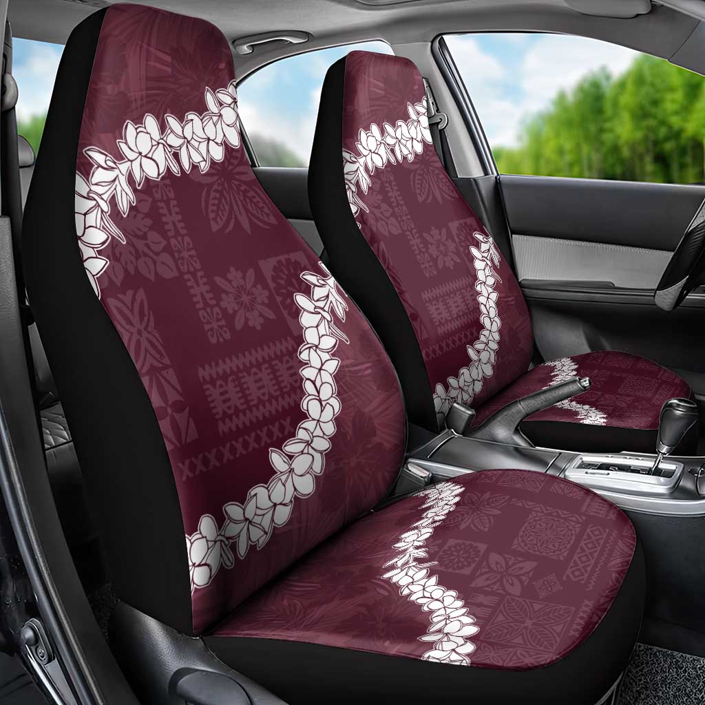 Hawaii Aloha Car Seat Cover Champange Quilt Patch Work Mix Plumeria Lei
