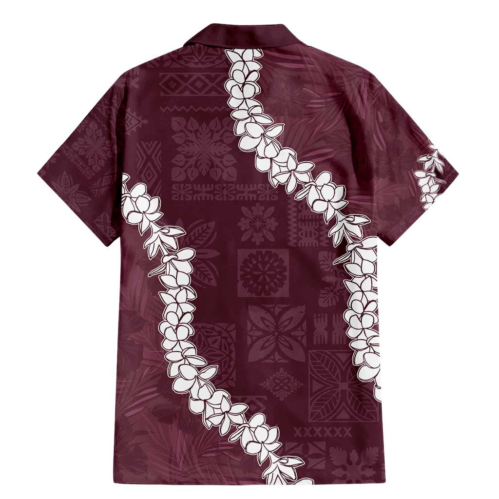 Hawaii Aloha Family Matching Mermaid Dress and Hawaiian Shirt Champange Quilt Patch Work Mix Plumeria Lei LT7 - Polynesian Pride