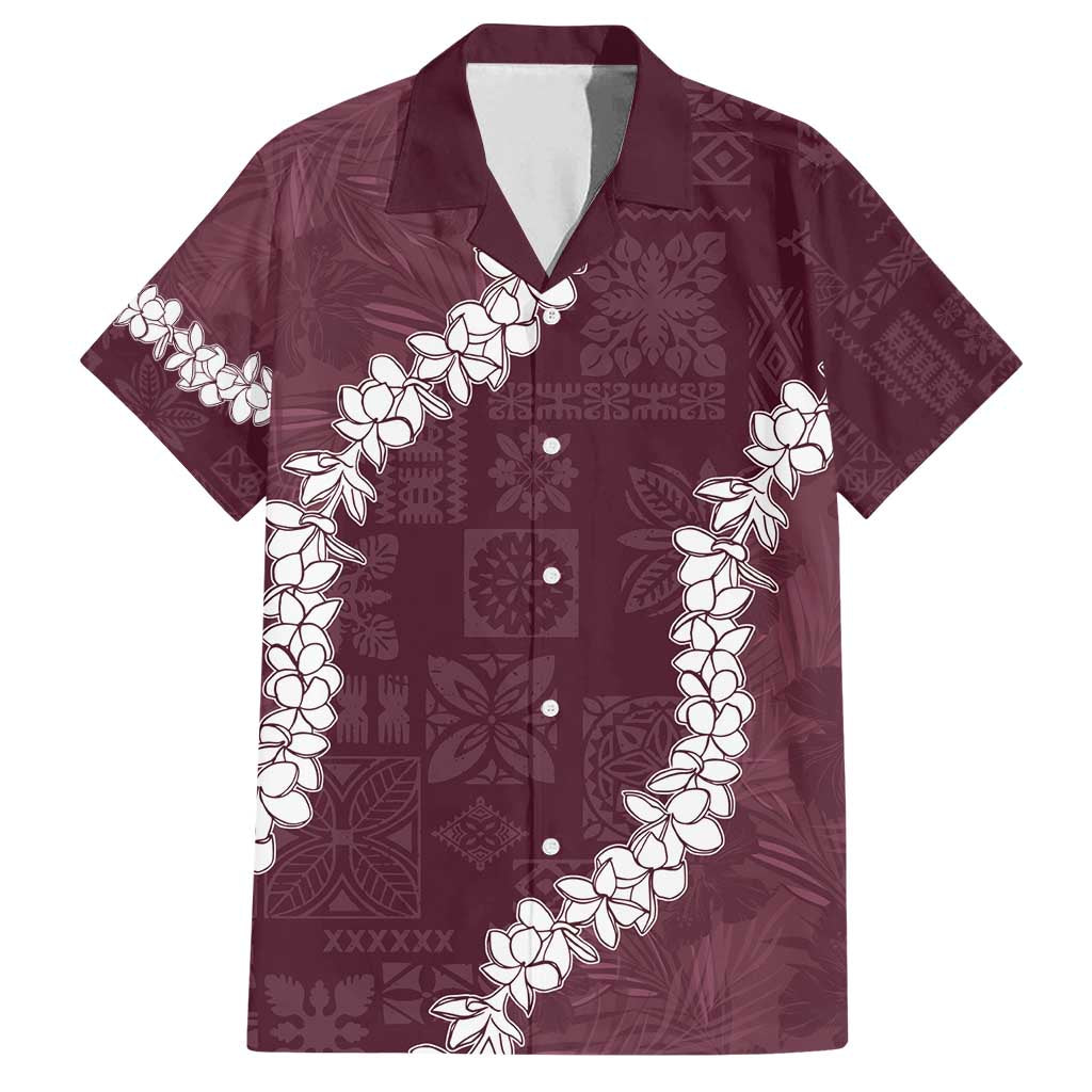 Hawaii Aloha Family Matching Summer Maxi Dress and Hawaiian Shirt Champange Quilt Patch Work Mix Plumeria Lei LT7 Dad's Shirt - Short Sleeve Champange - Polynesian Pride