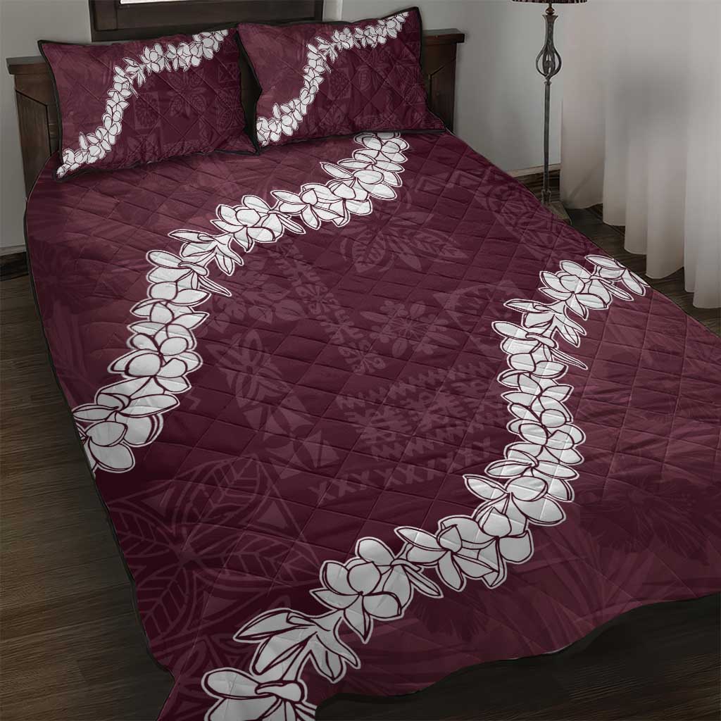 Hawaii Aloha Quilt Bed Set Champange Quilt Patch Work Mix Plumeria Lei LT7 Champange - Polynesian Pride