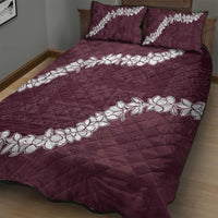 Hawaii Aloha Quilt Bed Set Champange Quilt Patch Work Mix Plumeria Lei LT7 - Polynesian Pride