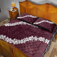 Hawaii Aloha Quilt Bed Set Champange Quilt Patch Work Mix Plumeria Lei LT7 - Polynesian Pride