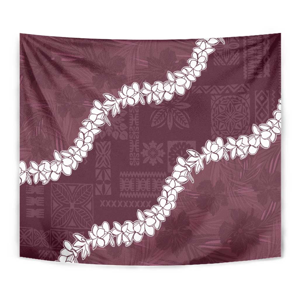 Hawaii Aloha Tapestry Champange Quilt Patch Work Mix Plumeria Lei