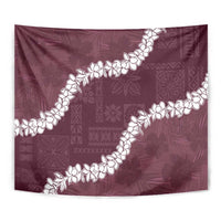 Hawaii Aloha Tapestry Champange Quilt Patch Work Mix Plumeria Lei