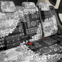 Hawaii Aloha Back Car Seat Cover White Quilt Patch Work Mix Plumeria Lei LT7 - Polynesian Pride