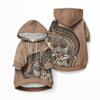 Tonga Ngatu Pet Hoodie Tokelau Classic Motifs