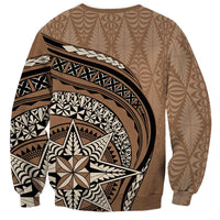 Tonga Ngatu Sweatshirt Tokelau Classic Motifs LT7
