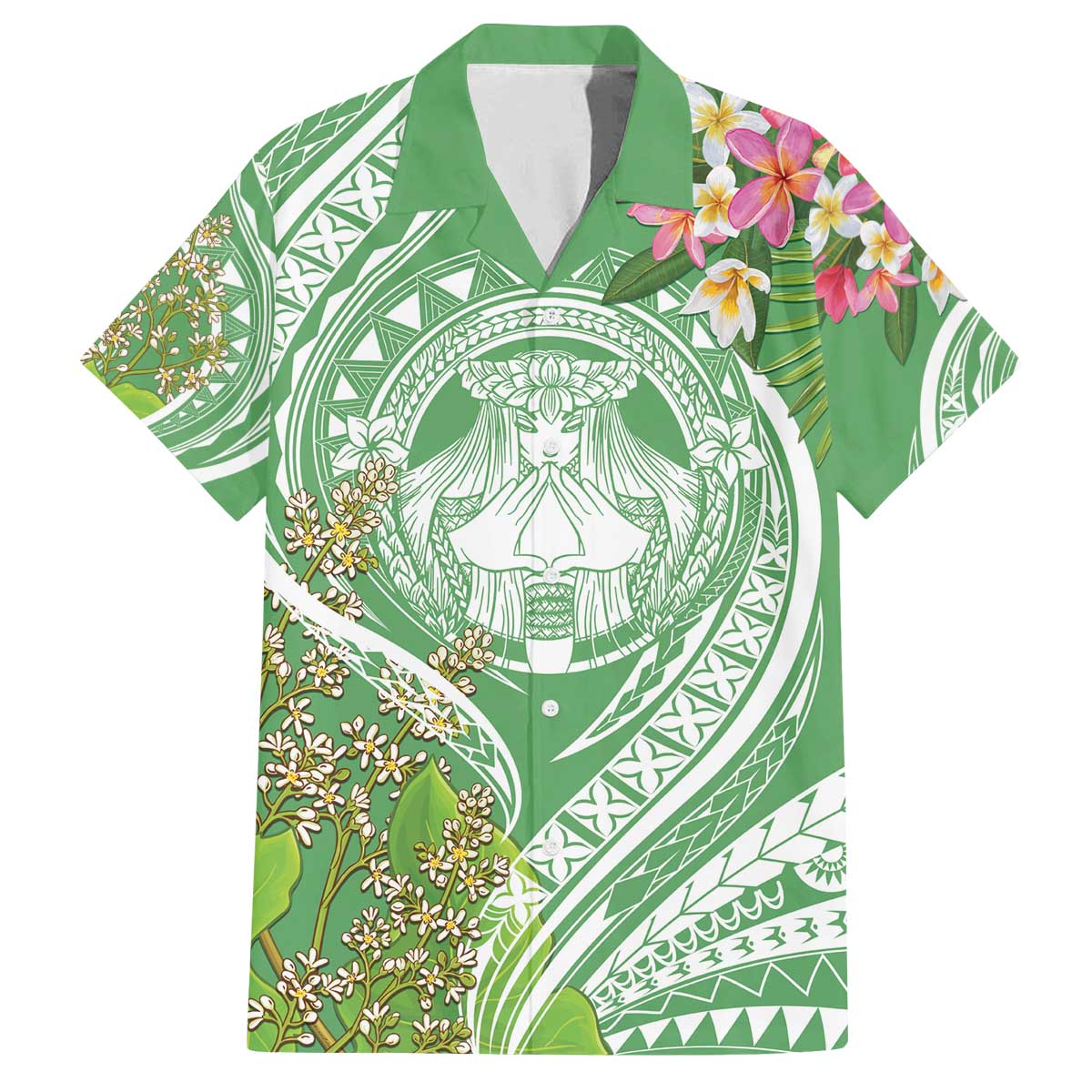 Aloha Molokai Island Family Matching Off The Shoulder Long Sleeve Dress and Hawaiian Shirt Hawaii Pua Kukui LT7 - Polynesian Pride