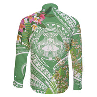 Aloha Molokai Island Family Matching Off Shoulder Maxi Dress and Hawaiian Shirt Hawaii Pua Kukui LT7 - Polynesian Pride