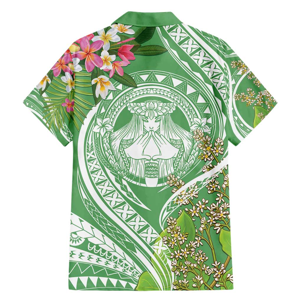 Aloha Molokai Island Family Matching Short Sleeve Bodycon Dress and Hawaiian Shirt Hawaii Pua Kukui LT7 - Polynesian Pride
