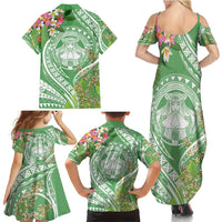 Aloha Molokai Island Family Matching Summer Maxi Dress and Hawaiian Shirt Hawaii Pua Kukui LT7 - Polynesian Pride
