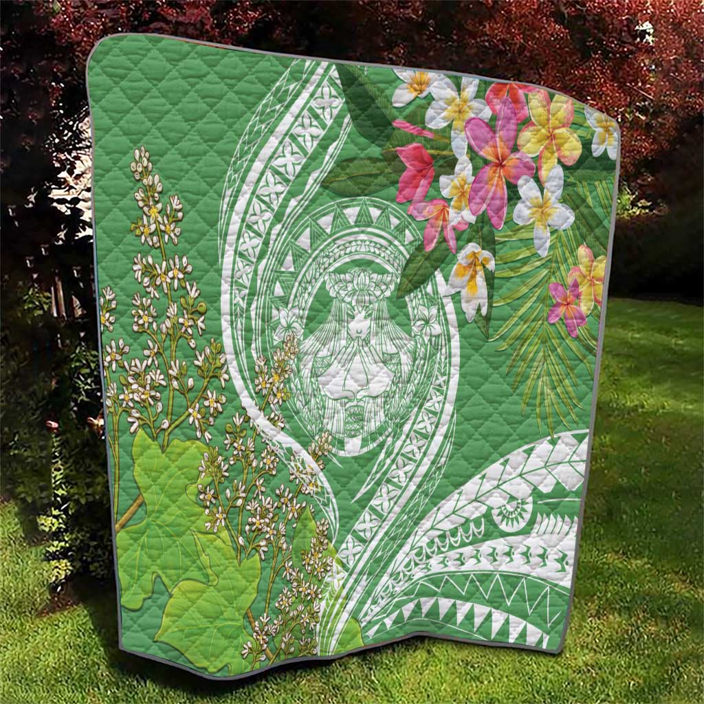 Aloha Molokai Island Quilt Hawaii Pua Kukui LT7 - Polynesian Pride
