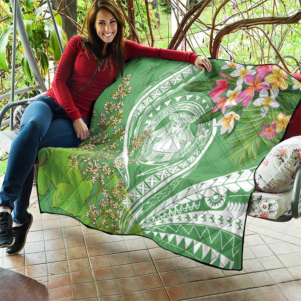 Aloha Molokai Island Quilt Hawaii Pua Kukui LT7 - Polynesian Pride