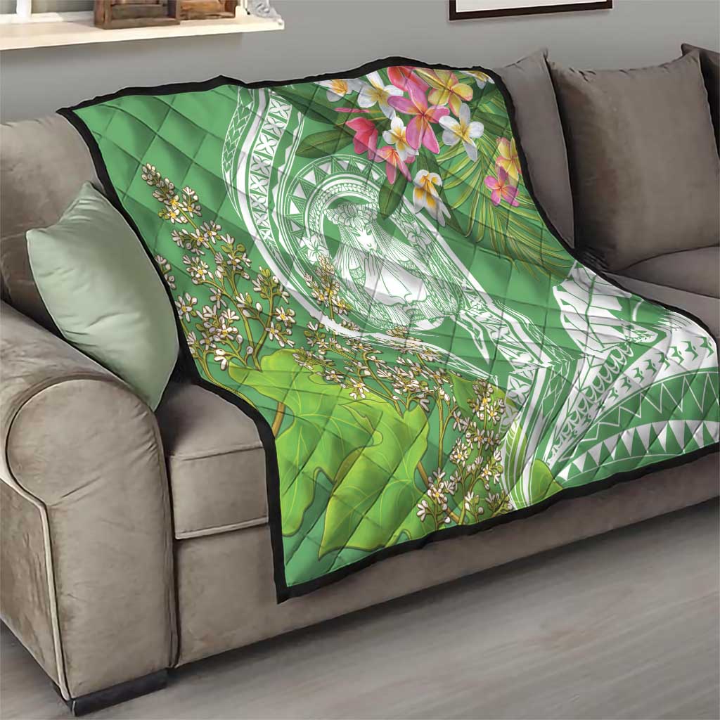 Aloha Molokai Island Quilt Hawaii Pua Kukui LT7 - Polynesian Pride