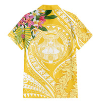 Aloha Hawaii Oahu Family Matching Mermaid Dress and Hawaiian Shirt Wahine with Ilima Lei LT7 - Polynesian Pride