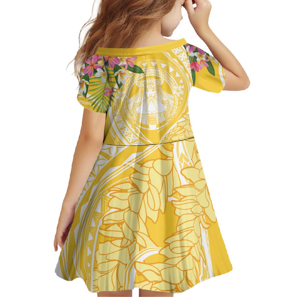 Aloha Hawaii Oahu Family Matching Off Shoulder Maxi Dress and Hawaiian Shirt Wahine with Ilima Lei LT7 - Polynesian Pride
