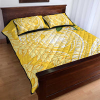 Aloha Hawaii Oahu Quilt Bed Set Wahine with Ilima Lei LT7 - Polynesian Pride