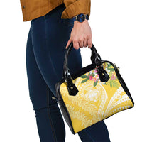 Aloha Hawaii Oahu Shoulder Handbag Wahine with Ilima Lei LT7 - Polynesian Pride