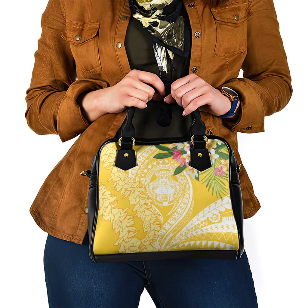 Aloha Hawaii Oahu Shoulder Handbag Wahine with Ilima Lei LT7 - Polynesian Pride