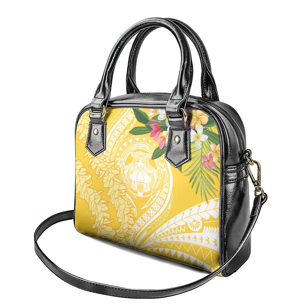 Aloha Hawaii Oahu Shoulder Handbag Wahine with Ilima Lei LT7 - Polynesian Pride