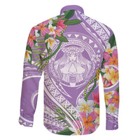 Aloha Hawaii Kauai Family Matching Puletasi and Hawaiian Shirt Frangipani Mix Mokihana Lei LT7 - Polynesian Pride