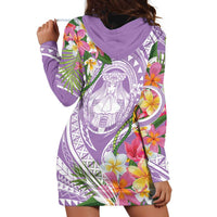 Aloha Hawaii Kauai Hoodie Dress Frangipani Mix Mokihana Lei LT7 - Polynesian Pride