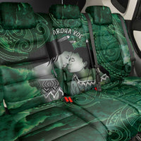 New Zealand Aroha Koe Mama Back Car Seat Cover Maori Hongi - Pounamu LT7 - Polynesian Pride