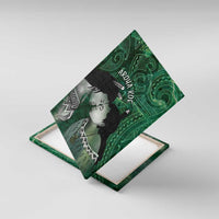 New Zealand Aroha Koe Mama Canvas Wall Art Maori Hongi - Pounamu