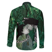 New Zealand Aroha Koe Mama Family Matching Puletasi and Hawaiian Shirt Maori Hongi - Pounamu LT7 - Polynesian Pride
