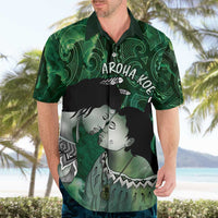 New Zealand Aroha Koe Mama Hawaiian Shirt Maori Hongi - Pounamu LT7 - Polynesian Pride