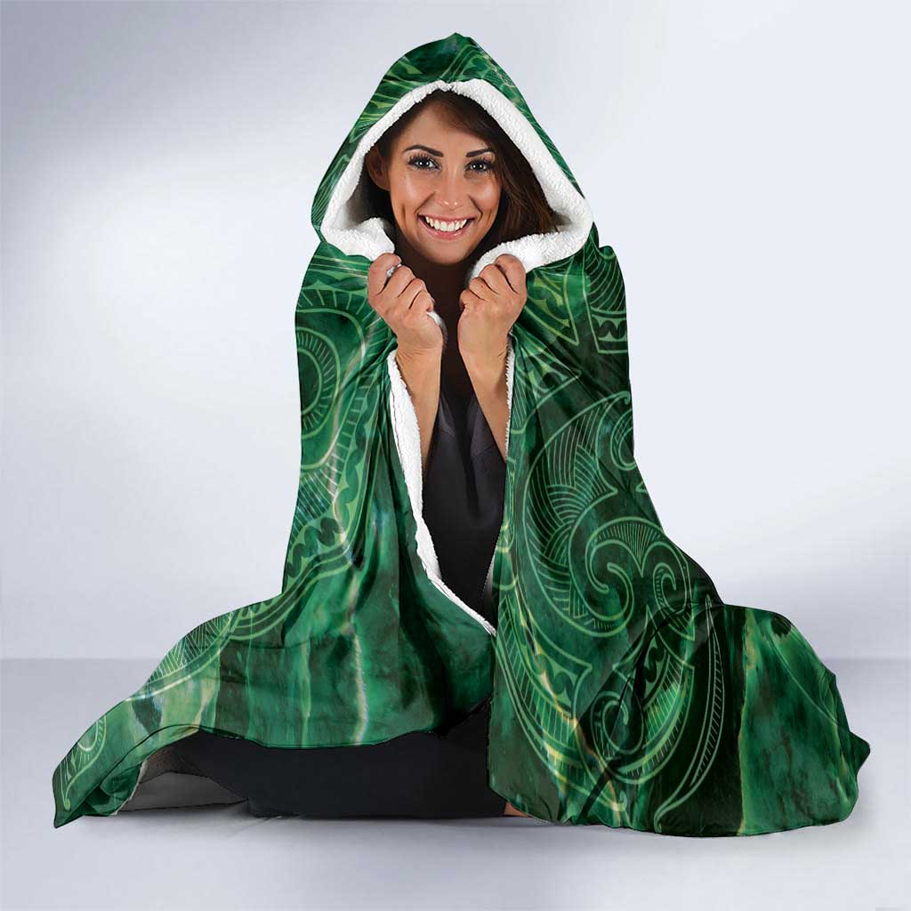 New Zealand Aroha Koe Mama Hooded Blanket Maori Hongi - Pounamu LT7 - Polynesian Pride