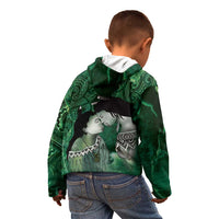 New Zealand Aroha Koe Mama Kid Hoodie Maori Hongi - Pounamu LT7 - Polynesian Pride