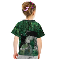 New Zealand Aroha Koe Mama Kid T Shirt Maori Hongi - Pounamu LT7 - Polynesian Pride