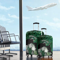 New Zealand Aroha Koe Mama Luggage Cover Maori Hongi - Pounamu LT7 - Polynesian Pride