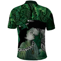 New Zealand Aroha Koe Mama Polo Shirt Maori Hongi - Pounamu LT7 - Polynesian Pride
