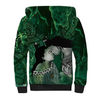 New Zealand Aroha Koe Mama Sherpa Hoodie Maori Hongi - Pounamu LT7 - Polynesian Pride