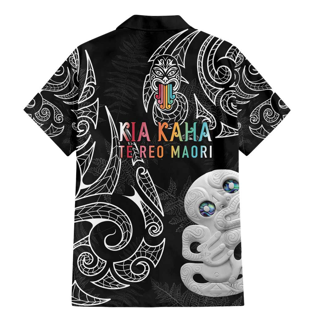 Kia Hara Te reo Maori Family Matching Mermaid Dress and Hawaiian Shirt Manaia Moko Pattern LT7 - Polynesian Pride