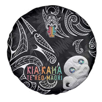 Kia Hara Te reo Maori Spare Tire Cover Manaia Moko Pattern LT7 - Polynesian Pride