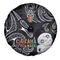 Kia Hara Te reo Maori Spare Tire Cover Manaia Moko Pattern LT7 - Polynesian Pride