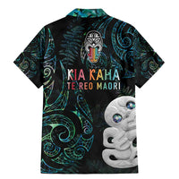 Kia Hara Te reo Maori Family Matching Mermaid Dress and Hawaiian Shirt Manaia Moko Mix Paua Shell LT7 - Polynesian Pride