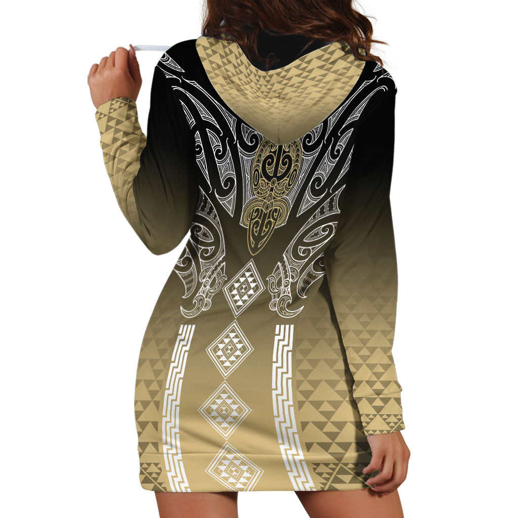 Aotearoa Maori Iwi Heritage Hoodie Dress Waikato Tainui Parauri LT7 - Polynesian Pride