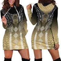 Aotearoa Maori Iwi Heritage Hoodie Dress Waikato Tainui Parauri LT7 - Polynesian Pride
