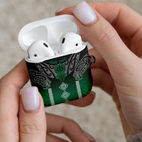 Aotearoa Maori Iwi Heritage AirPods Case Ngai Tahu Pounamu Green LT7 - Polynesian Pride