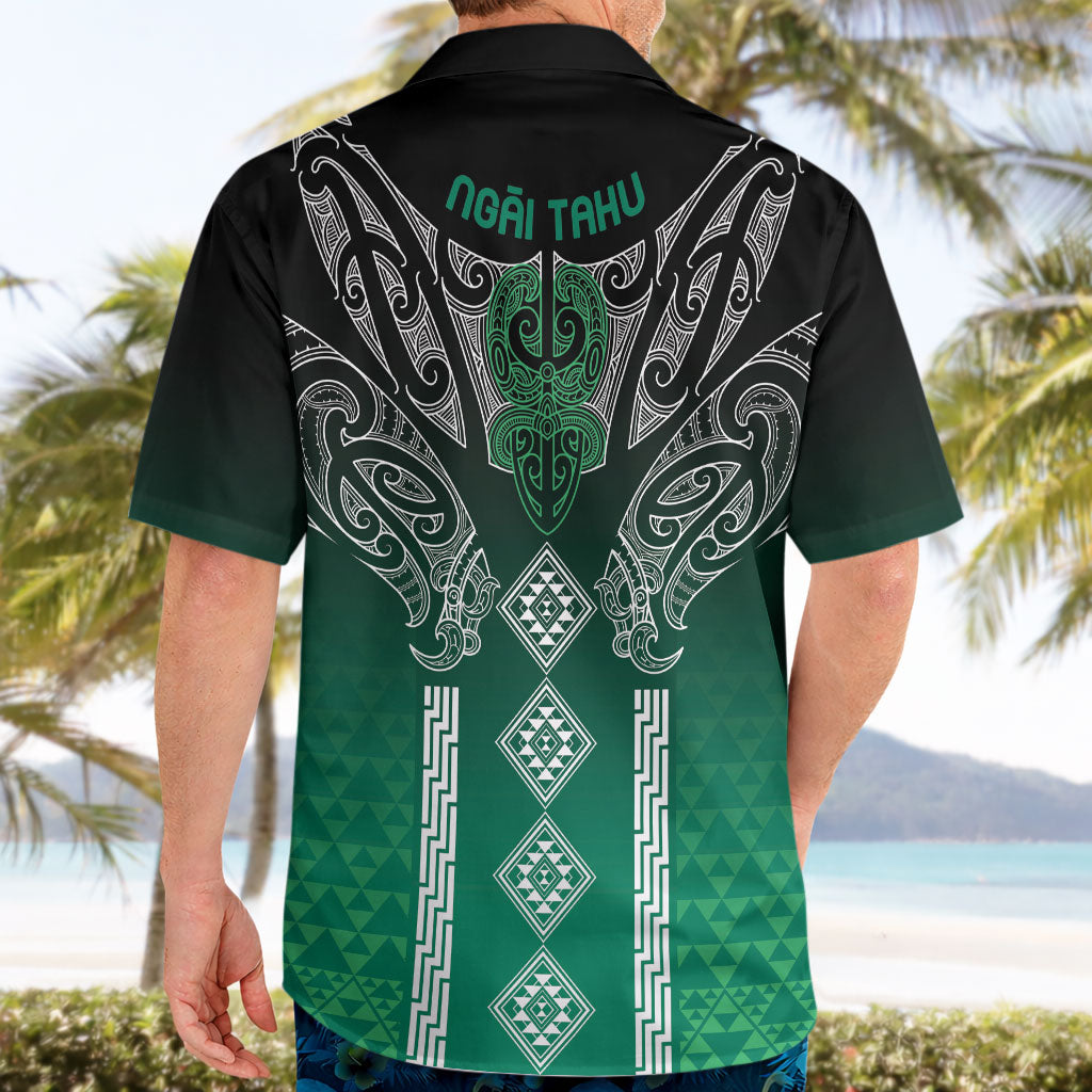 Aotearoa Maori Iwi Heritage Hawaiian Shirt Ngai Tahu Pounamu Green LT7 - Polynesian Pride