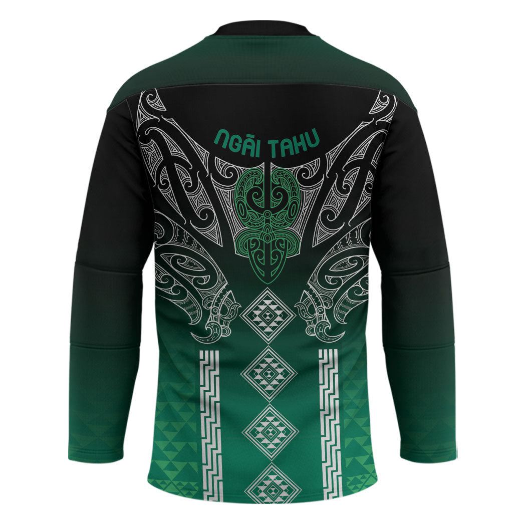 Aotearoa Maori Iwi Heritage Hockey Jersey Ngai Tahu Pounamu Green LT7 - Polynesian Pride