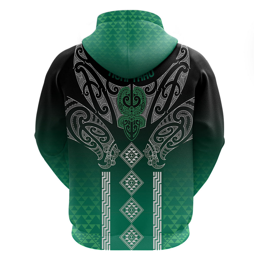 Aotearoa Maori Iwi Heritage Hoodie Ngai Tahu Pounamu Green LT7 - Polynesian Pride